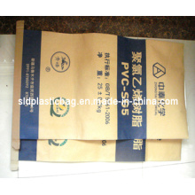 50kg Brown Kraft Paper Cement Bags / Chemical Packaging Bag
